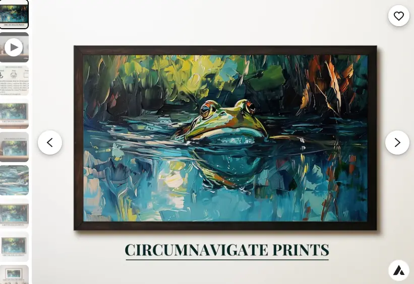 CircumnavigatePrints product shown in the published interview