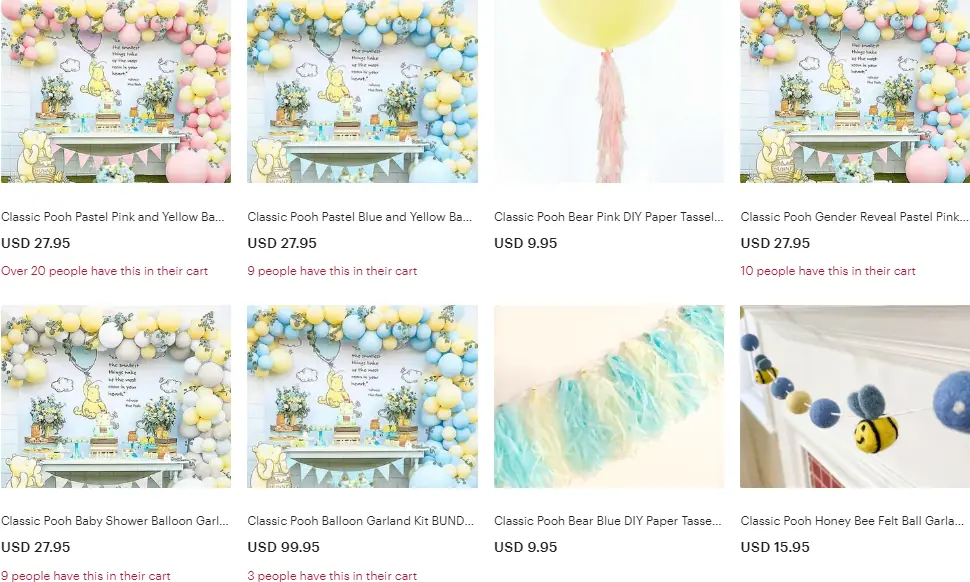 ElliesPartySupply product shown in the published interview